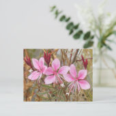 Ansichtkaart - Roze Guara Briefkaart (Staand voorkant)