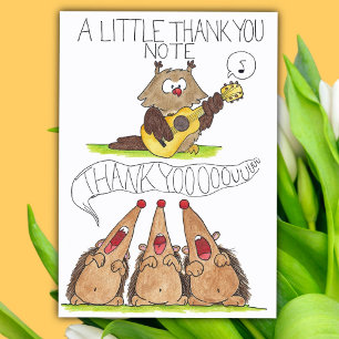 ANSICHTKAART THANK YOU van Nicole Janes Briefkaart