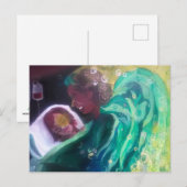 Ansichtkaart van aartsengel Rafaël Briefkaart (Voorkant / Achterkant)