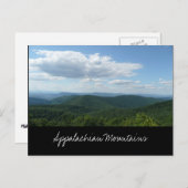 Ansichtkaart van het Appalachengebergte Briefkaart (Voorkant / Achterkant)