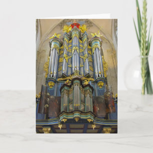 Ansichtkaart van het orgel in Breda, Nederland Kaart