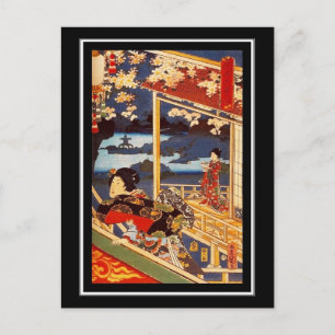 Ansichtkaart Vintage Aziatische Kunst Briefkaart