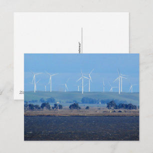 Ansichtkaart - Windmolenpark op de Delta Briefkaart