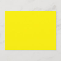 Ansichtkaarten | Helder Geel | Modern Minimalistis