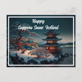 Ansichtkaarten Sneeuwfestival Sapporo 2023 Briefkaart