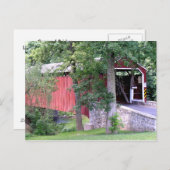 Ansichtkaarten van overdekte bruggen briefkaart (Voorkant / Achterkant)