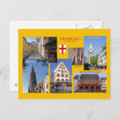 Ansichtskarte Freiburg im Breisgau Briefkaart (Voorkant / Achterkant)