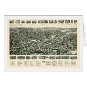 Ansonia, CT Panoramic Map - 1921