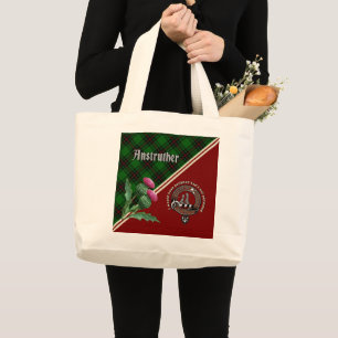 Anstruther Clan Badge & Tartan Grand Sac fourre-to