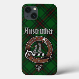 Anstruther Clan Badge &Tartan Telefoon draagtas iPhone 13 Hoesje