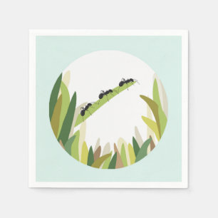 Ant Bug Insects Paper Napkin Outdoorparty Servet