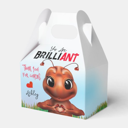 Ant Gebarentaal Dank u Bedankdoosjes (Voorkant Zijde)