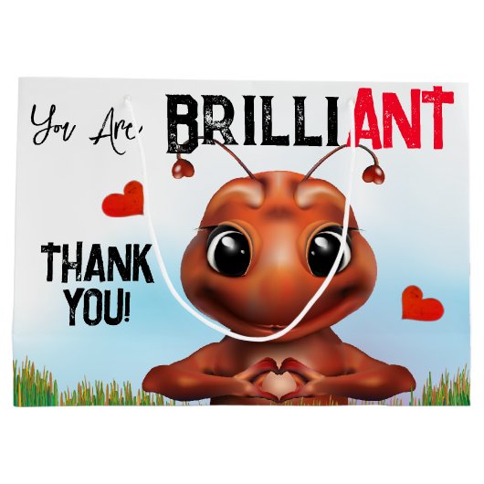 Ant Gebarentaal Kinder Dank u Groot Cadeauzakje (Achterkant)