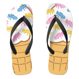 Ant Ice Cream Teenslippers