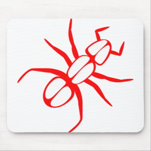Ant Legs Antennas Red Muismat