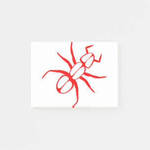 Ant Legs Antennas Red Post-it® Notes