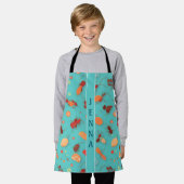 Ant Pastel Kleurrijk Aangepast Patroon Schort (Gedragen)