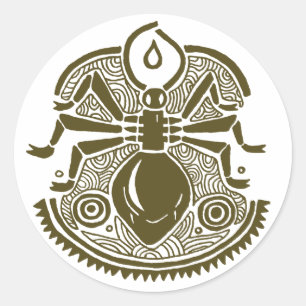 Ant Totem Ronde Sticker