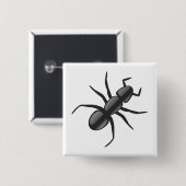 Ant Vierkante Button 5,1 Cm (Voorkant /achterkant)