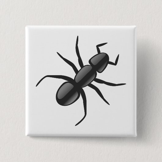 Ant Vierkante Button 5,1 Cm (Voorkant)