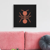 Ant Wrapped Canvas Afdruk (Insitu (Woonkamer))