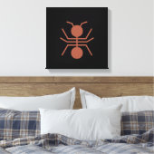 Ant Wrapped Canvas Afdruk (Insitu (Slaapkamer))