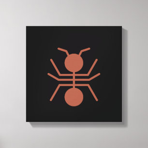 Ant Wrapped Canvas Afdruk