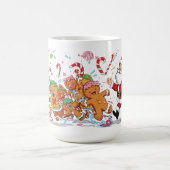 anta and Gingerbread Dance Christmas Mug (Centre)