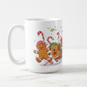 anta and Gingerbread Dance Christmas Mug (Gauche)
