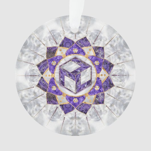 Antahkarana à Lotus Mandala- Amethyst et Pearl (devant)