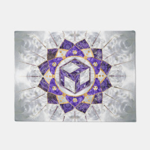 Antahkarana in Lotus Mandala-Amethyst en Pearl Deurmat