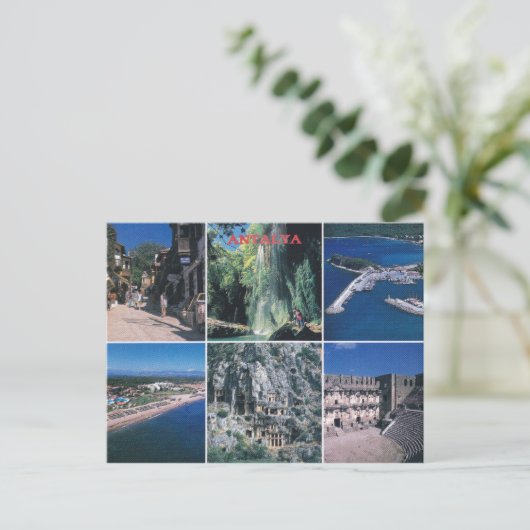 Antalya - Carte postale (Debout devant)