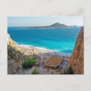 Antalya Eyebrow Kaputas Beach. Turkije Feestdagenkaart