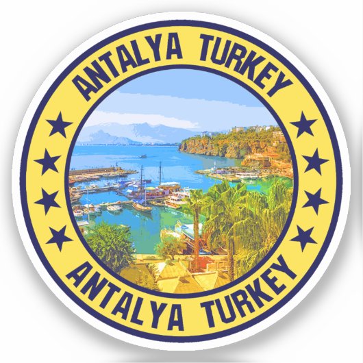 Antalya Sticker (Voorkant)