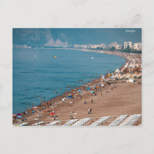 Antalya Turkey Konyaalti Zee Holiday Coast Gezi Feestdagenkaart