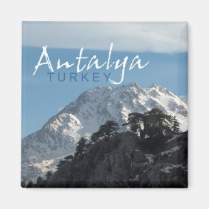 Antalya Turkey Mountain Scene Fridge Magnet Magneet