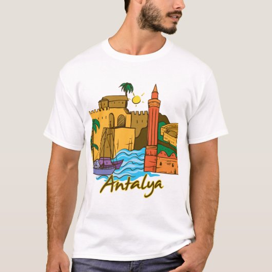 Antalya Turkey T-shirt (Voorkant)