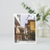 Antalya Turkije Mooie Kleur Potlood Stad Briefkaart (Staand voorkant)