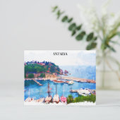 Antalya Turkije Panorama Uitzicht Briefkaart (Staand voorkant)