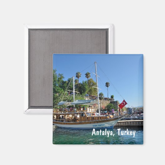 Antalya, Turquie Magnet (Recto/Verso)