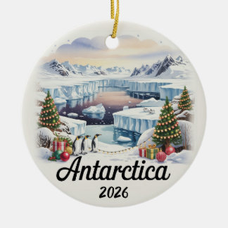 Antarctica 2026 Kerst Ornament Pinguïn Cadeau