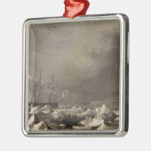 Antarctica 3 metalen ornament (Links)