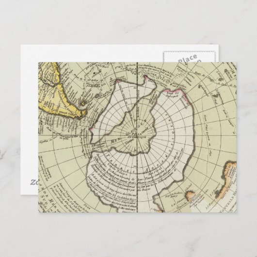 Antarctica 4 briefkaart (Voorkant / Achterkant)