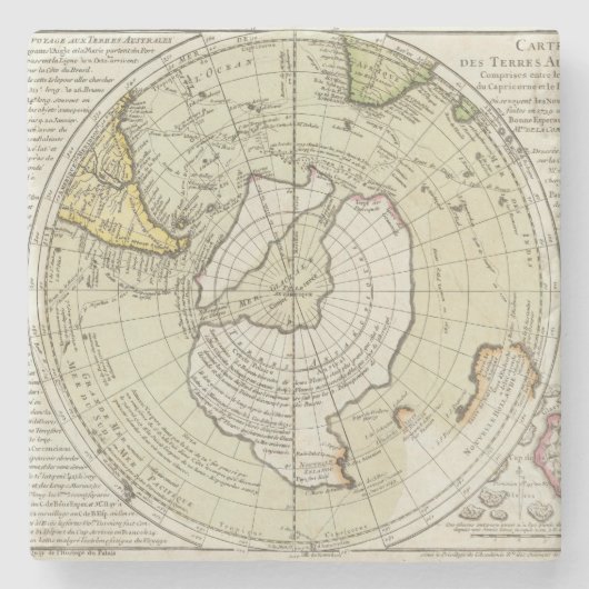 Antarctica 4 stenen onderzetter (Voorkant)