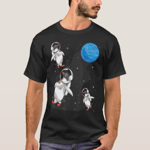 Antarctica Animal Space Travel Astronomy Penguin A T-shirt