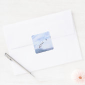Antarctica, Antarctisch schiereiland. Chinstrap Vierkante Sticker (Envelop)