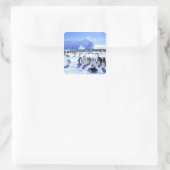 Antarctica, Antarctisch schiereiland, Weddell Zee, Vierkante Sticker (Tas)