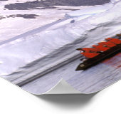 Antarctica, Antarctisch schiereiland. Zodiak en Poster (Hoek)