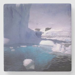 Antarctica. Antarctische ijslandschappen 2 Stenen Onderzetter