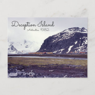 Antarctica Deception Island South Shetland Islands Briefkaart